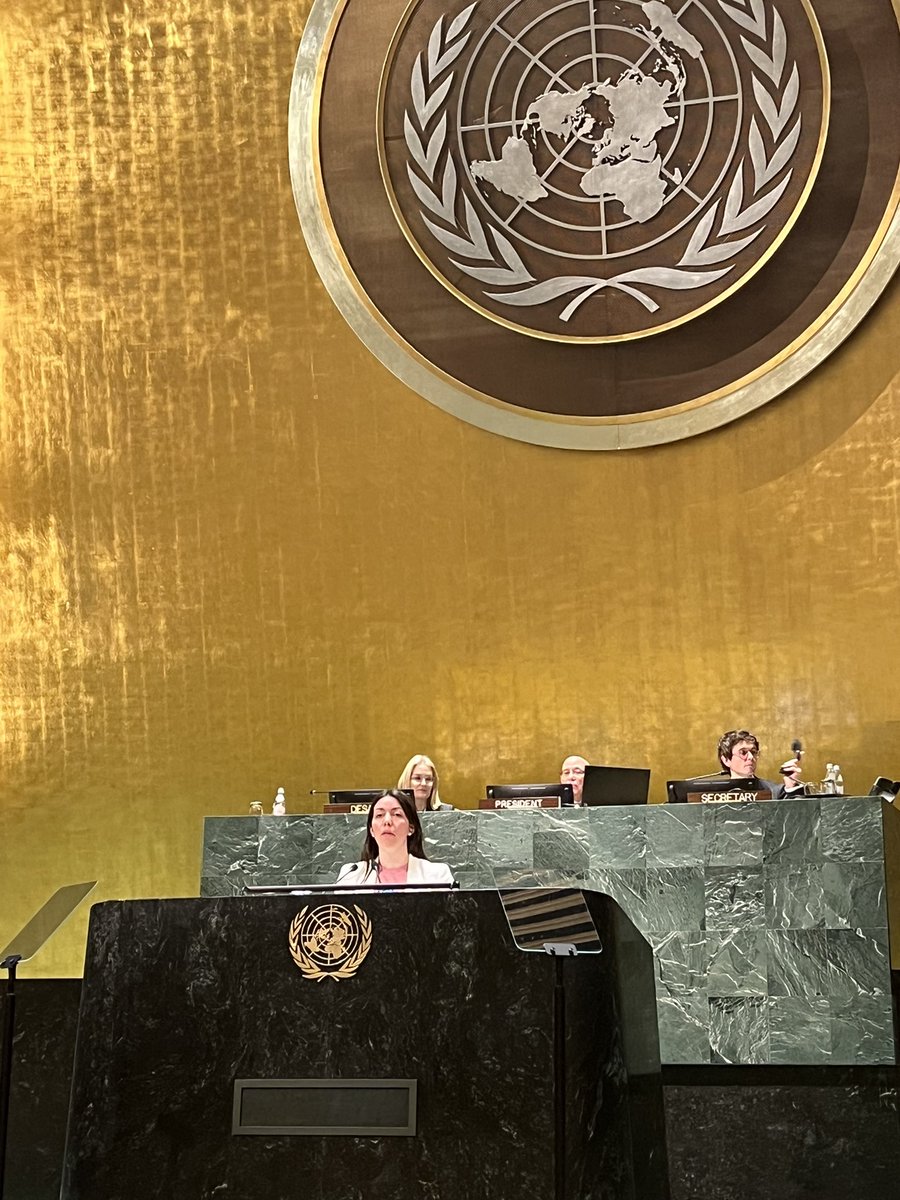 naiaracc's tweet photo. Grateful to representatives of #CSOs, #majorgroups and stakeholders for their contribution to the #plenary of the UN #Water Conference!
Powerful messages calling for strong #WaterAction! https://t.co/1V6pZ4Xq4a