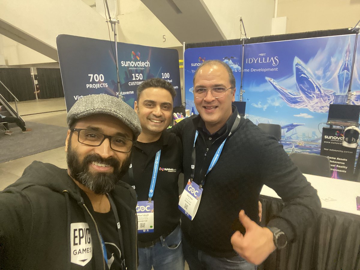 arvindsabaneel's tweet photo. #GDC2023 

The games this year are mind blowing! https://t.co/zecSVYWyZs