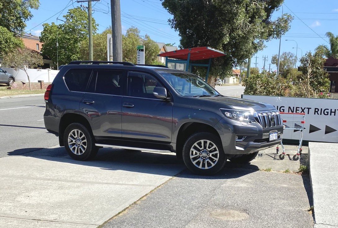 bikewalkperth's tweet photo. Just went past a guy standing next to his 4WD which he’d parked on the footpath. This is the ‘conversation’.
Please don’t park on the footpath
I can’t park on the road because it’s illegal (no standing zone)
Well it’s also illegal to park on the footpath
Fuck off
#EntitledDriver https://t.co/XZ5Jn105tH