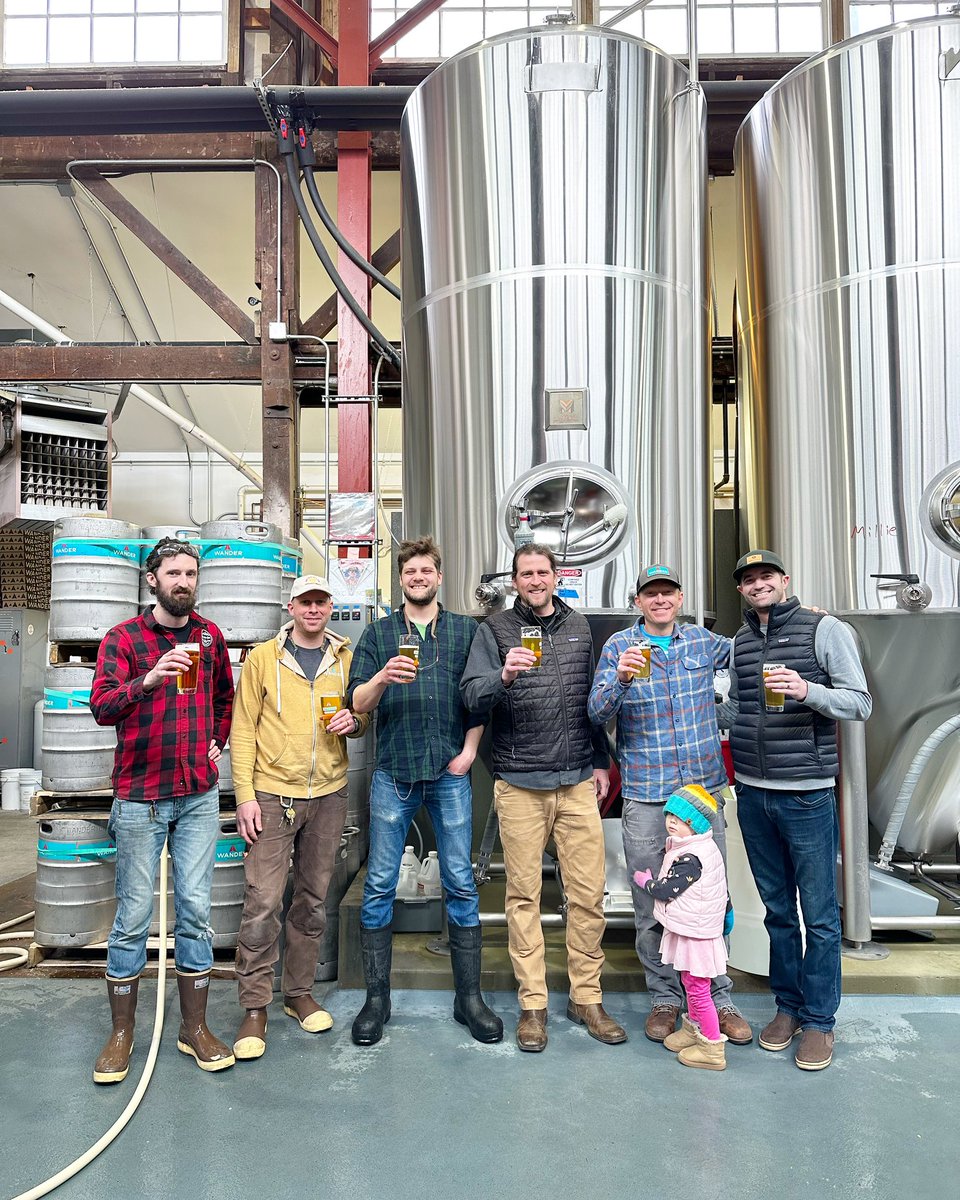 Our friends from <a href="/BaleBreaker/">Bale Breaker Brewing</a> joined us today for a long delayed collab brewed with a new experimental hop product from <a href="/YakimaChief/">Yakima Chief Hops</a>. You might call it an Essential Delay, 3 years in the making. Look for it during Bellingham Beer Week in April!