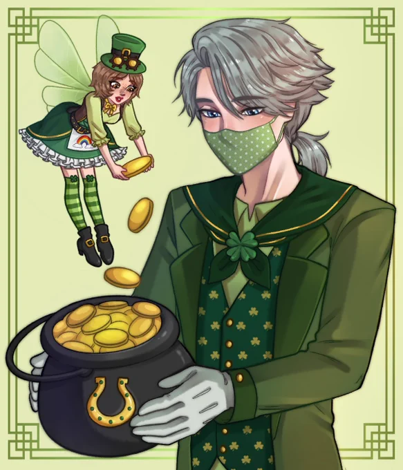 Dear Detectives, These artists manifested their jolly green spirits and crafted these wonderful St Paddy's day illustrations! Check them out! A leprechaun may hop out! #IdentityV #StPaddys 