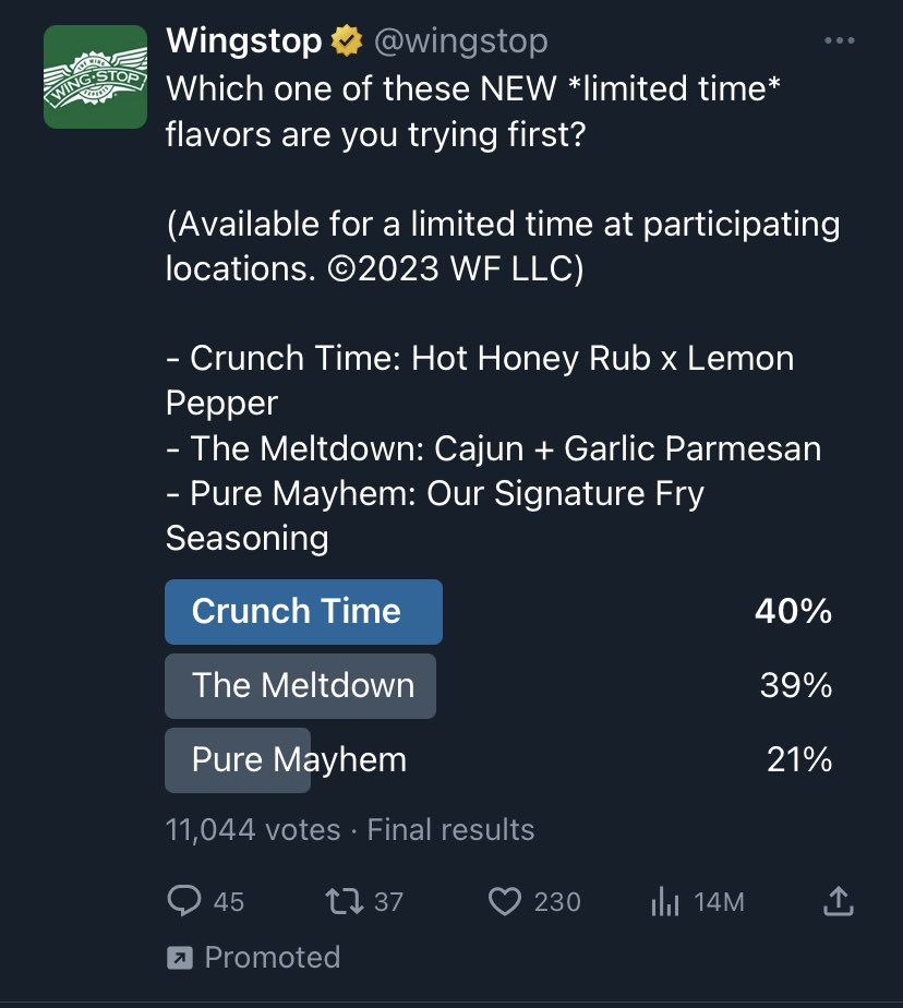 StickPunch's tweet photo. Wingstop, now sponsoring the game industry https://t.co/MyRiVNfLoP