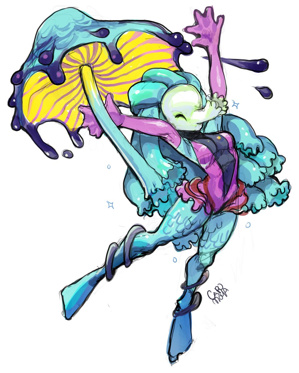 「Here's an enemy design I didn't share he」|Mank!のイラスト
