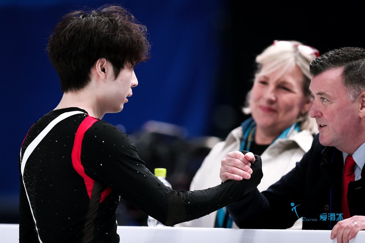 iskating_pt's tweet photo. Boyang Jin（CHN): I regretted popping the 4Lz, but made a lot of progress in the other elements since 4CC, as well as in speed and performance. This year, I am getting back into form and competing is a part of that. I want to always try my best and challenge myself. #WorldFigure https://t.co/51NYf84x8d