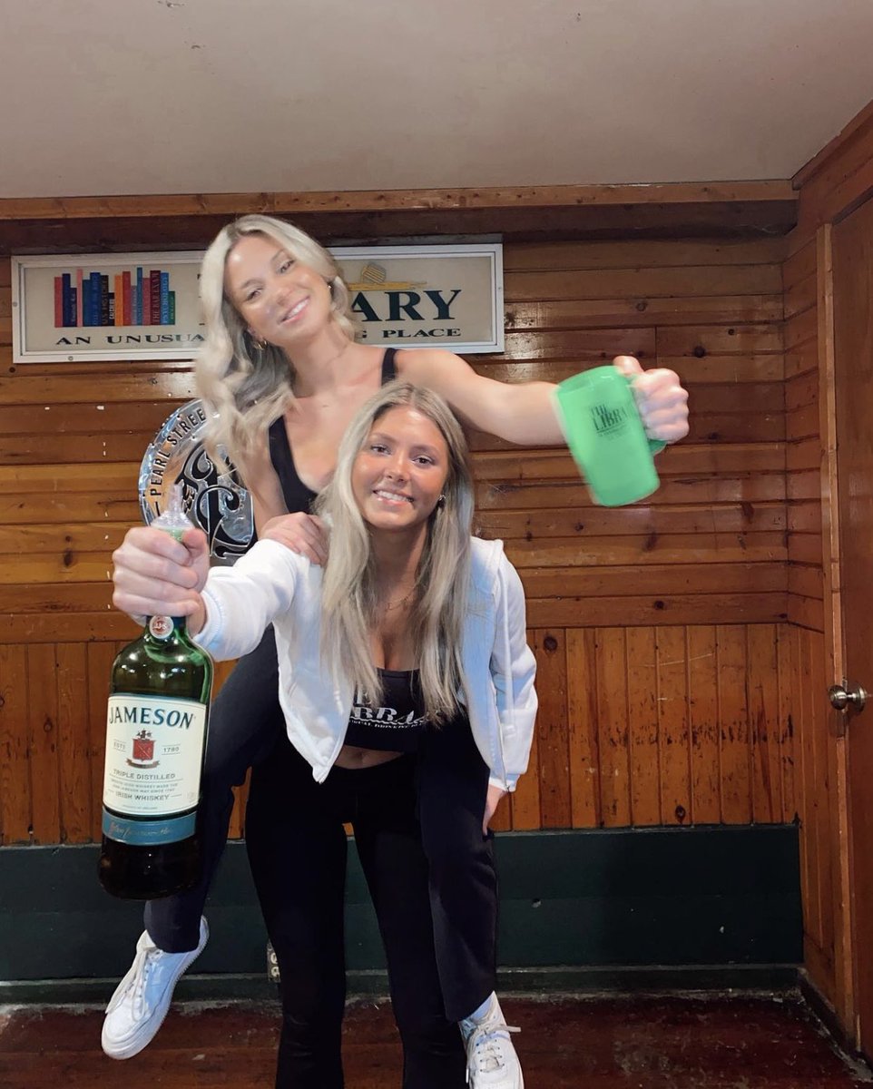 LibraryBarlax's tweet photo. More blurry pictures for what’s bound to be a blurry night with $3.50 green tea shots, $4 Jameson your way AND mug club! See you tonight 📚😎🍹 https://t.co/FRQI2RVqj3