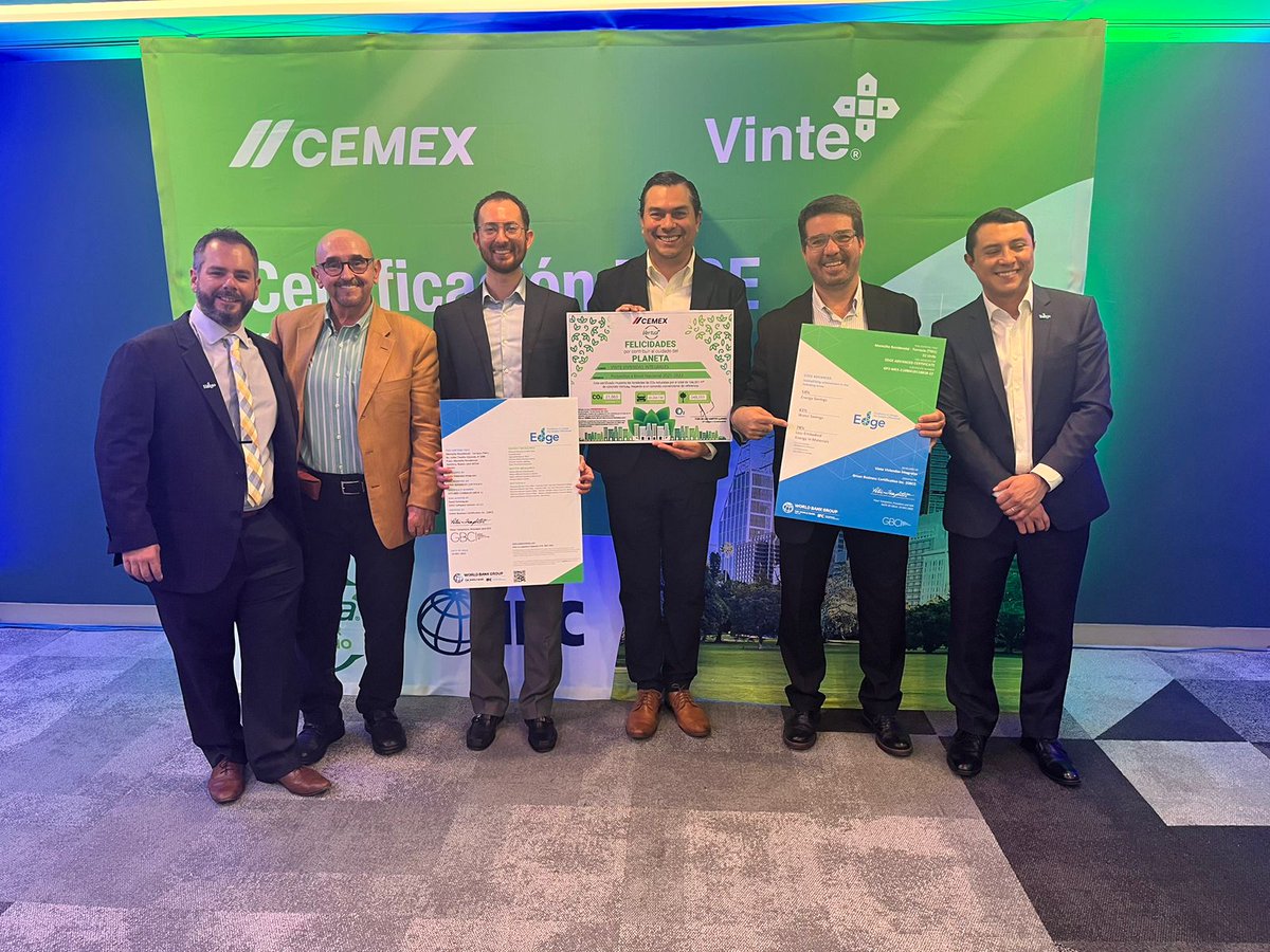 3LotusCo's tweet photo. Cemex y Vinte impulsan proyectos de construcción de vivienda “verde”

Vinte  @cemexmx  3Lotus Consulting  
#ConstruyendoUnMejorFuturo #Cemex #Cemex #IFC #Sustentabilidad #Sostenibilidad #HuelladeCarbono #asgoodasitgets https://t.co/bmXAkSMpHA
