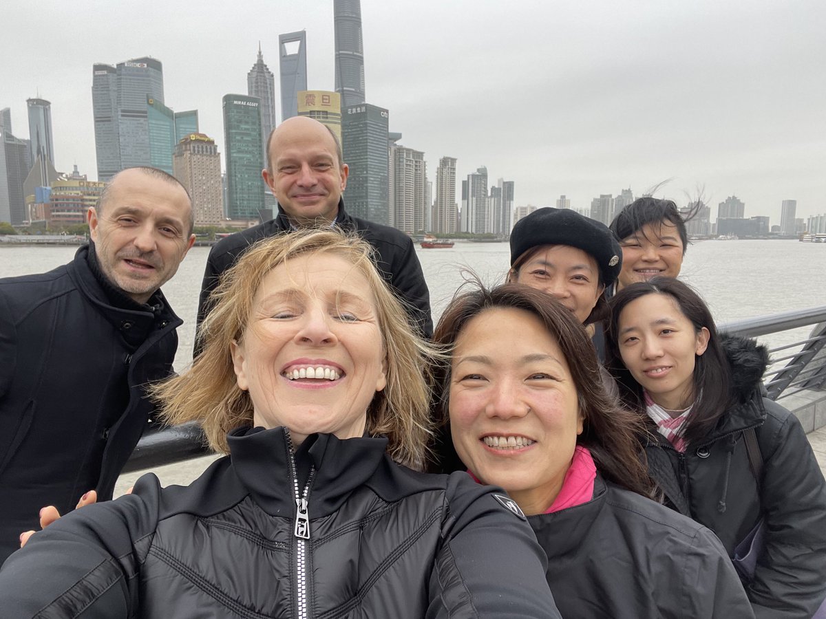 On tour in Shanghai. Great to be back with colleagues F2F