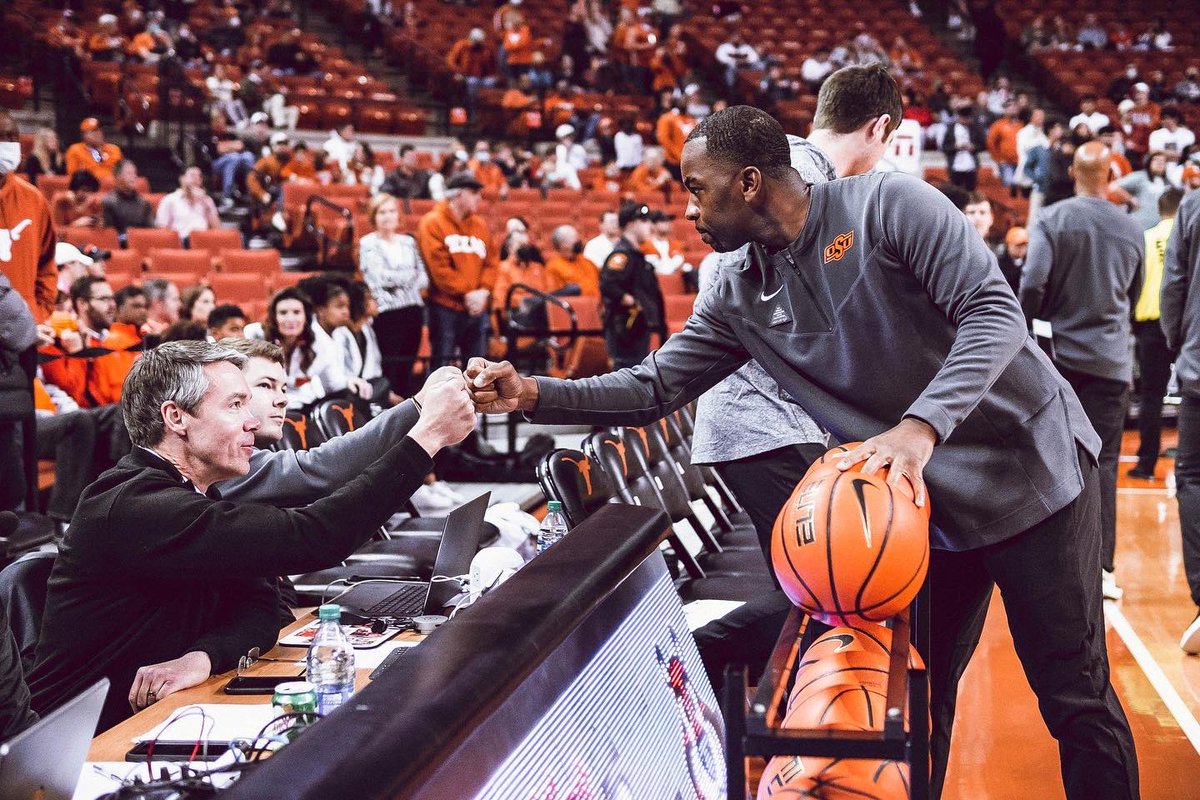 PatrickONealOK's tweet photo. All good things must come to an end. As my good, far too kind, friends hinted at postgame, Tuesday was my last game with OSU. Not able to say what’s next just yet, but now isn’t the time anyway. Just thankful for the opportunity to give back to my alma mater. https://t.co/gDtdzpQJEp