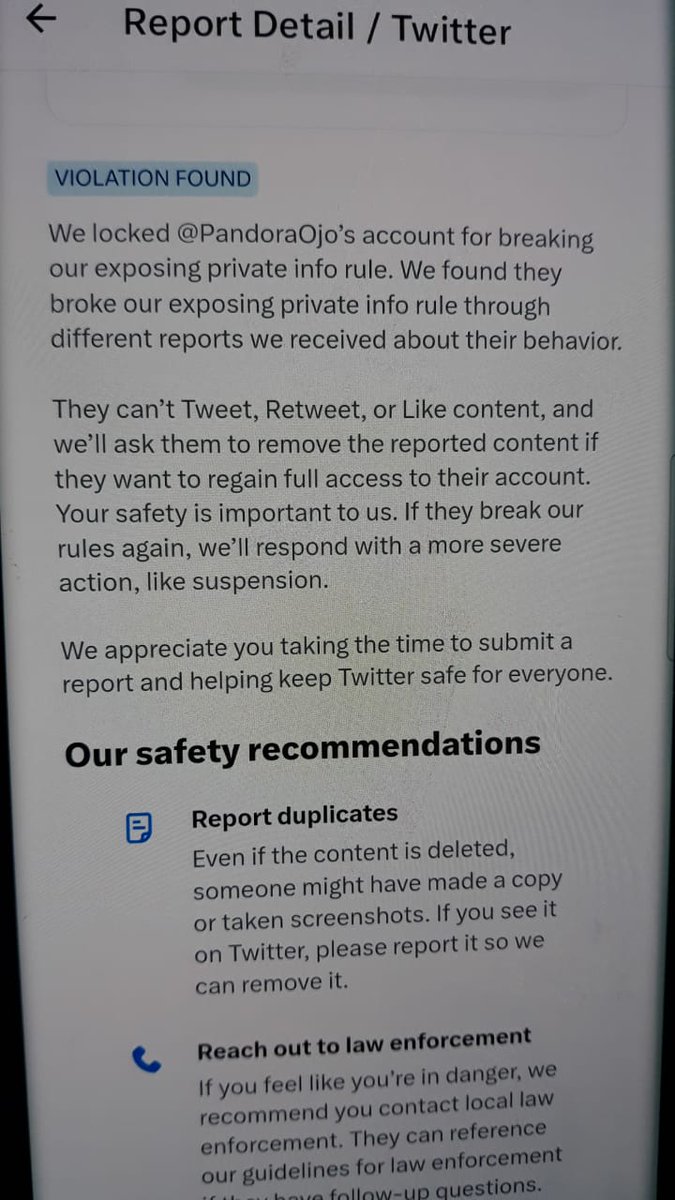 Nest_1OK's tweet photo. Vale la pena denunciar.
👉.@pandoraojo
Ya probó lo q es ser reportado × ✔️ABUSIV0
(por muchos #Bukeleanos q se sumarón a reportarlo).
Cual #gorgojo es NEXT❓️
.
‼️👊💥 https://t.co/F9IHAwu3h3