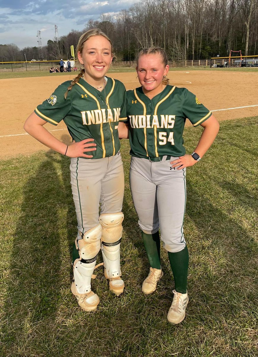 Kinsley Hall pitched a perfect game today on her 18th birthday and Lily Hoban called a great game behind the plate. 14 k’s in 5 innings and 55 pitches! Way to represent ladies!