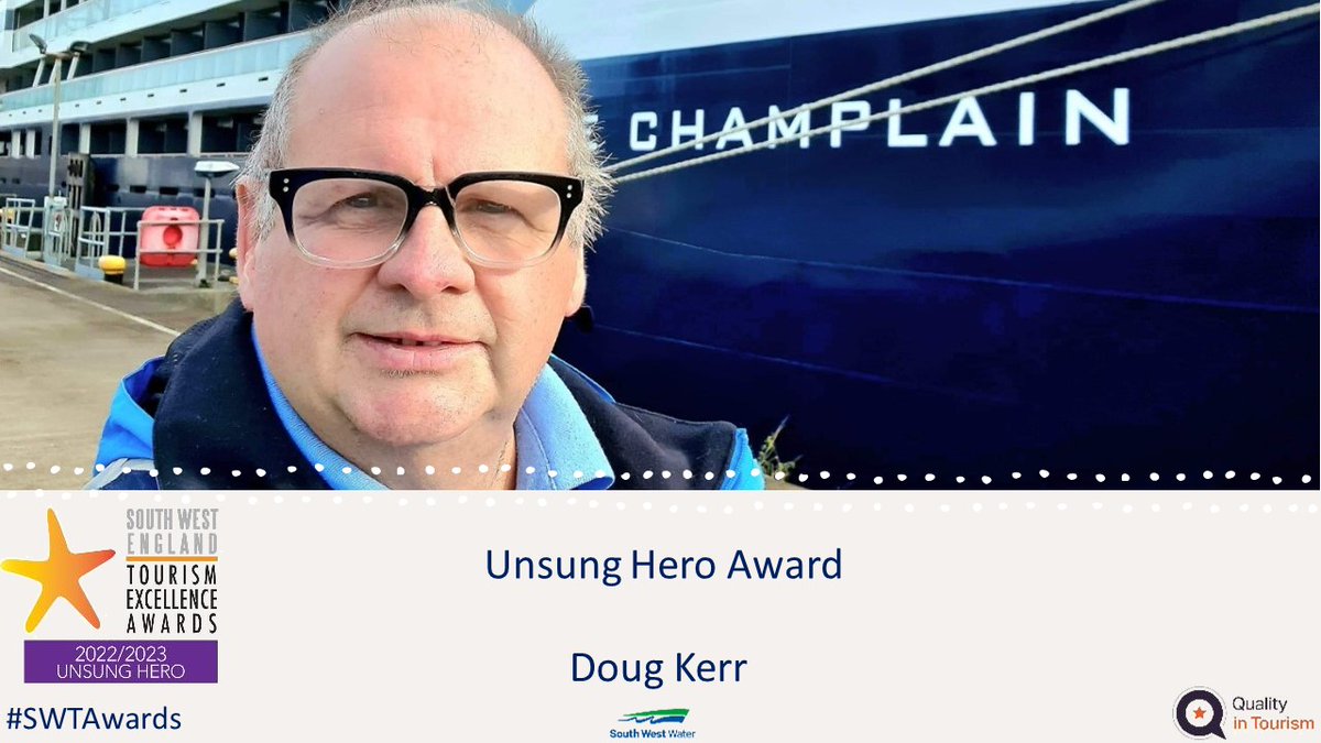 swtourismawards's tweet photo. Many congratulations Rebecca @BodminJail1779, Mary at #Birchcroft Hideaway and Doug, a #Plymouth Cruise Ambassador #UnsungHeroes #SWTA https://t.co/j3y7ePVSzt
