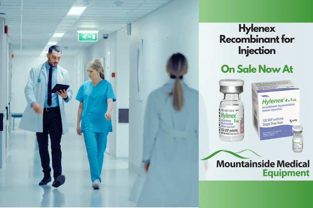 mountainsidemed's tweet photo. Mountainside Medical Equipment has the best in #MedicalSupplies, and right now we have #Hylenex in stock! Visit the link below to learn about one of our top products for #doctors and #hospitals!

Read on at: https://t.co/vQkESiIJ5H

#medical #hospital https://t.co/YZAgzHwfws
