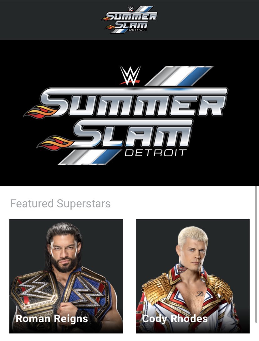 SummerSlam yes, sure. But is he advertised for the PLE's between Mania &amp; SummerSlam? That being...

-Backlash
-Saudi Arabia
or
-Money in the Bank

... That's the reason he should lose at Mania. He really does not NEED to be the champion at SummerSlam. 