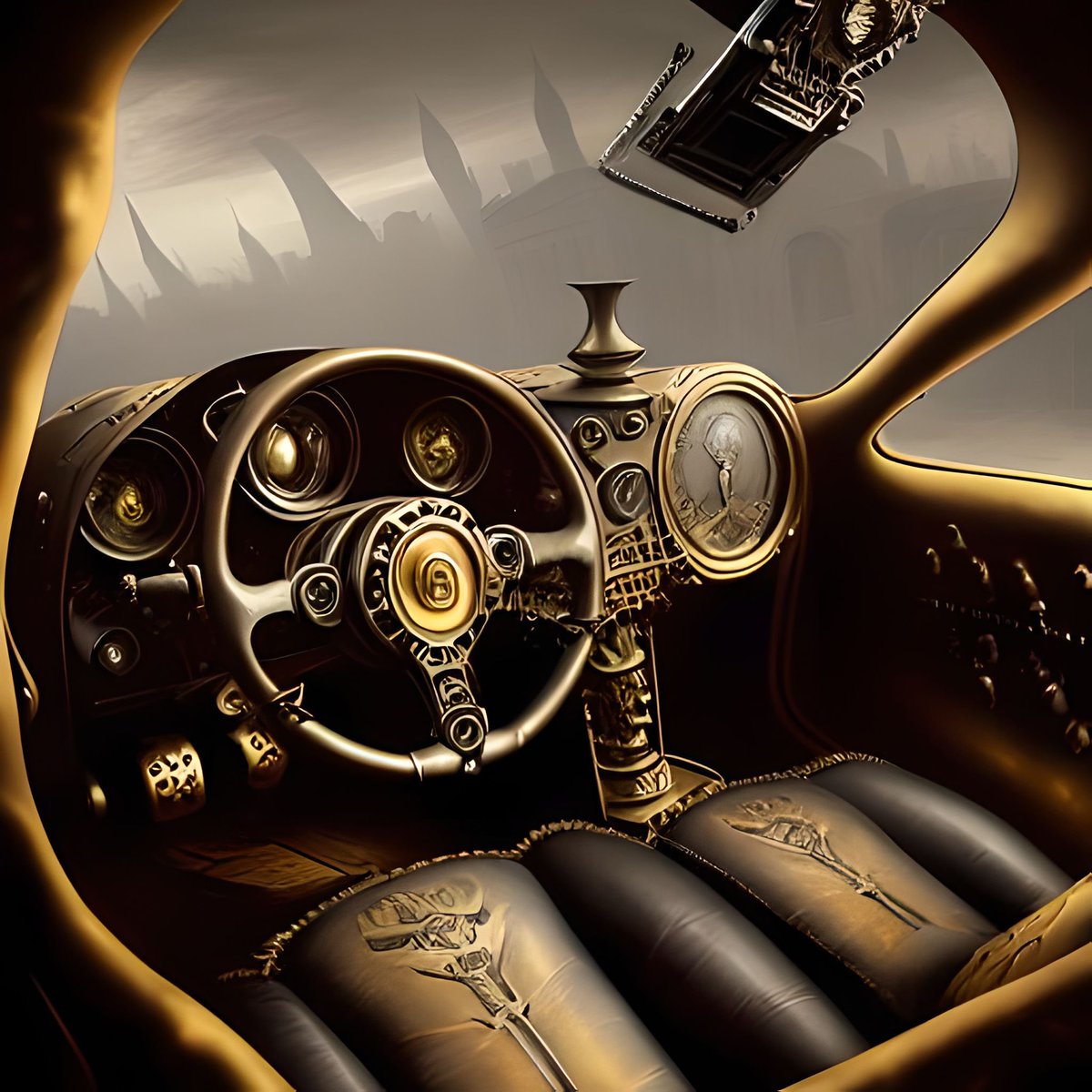 subtlediffusion's tweet photo. Special request for the interior of the Batman Bugatti!
Not sure which one fits the best but what y’all think????
#subtleai art generator!
#stablediffusion #artificalintelligence https://t.co/Atix9cLqyi