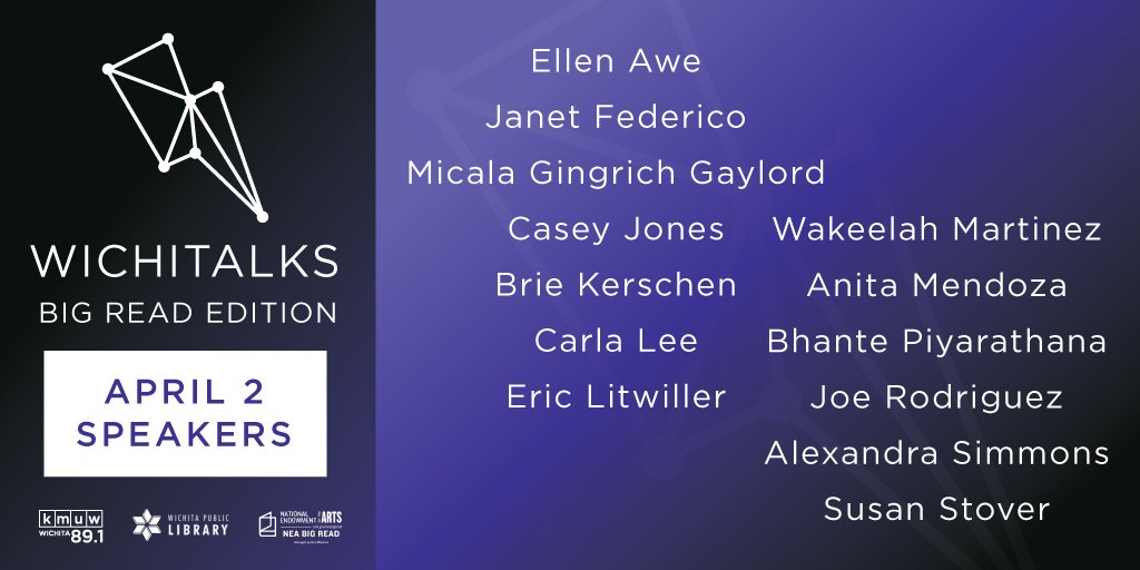 wichitalks's tweet photo. We are excited to announce 2023 Wichitalks speakers! They will give presentations on April 2 at @RoxysDowntown on the theme of aging and end of life. Tickets are at https://t.co/uww6bxcGlw. 

@Ellenawesome61 @BrieRN_BeKind @MHAofSCK @wakeecomm @KMUW @wichitalibrary https://t.co/6rmvjhuJXm