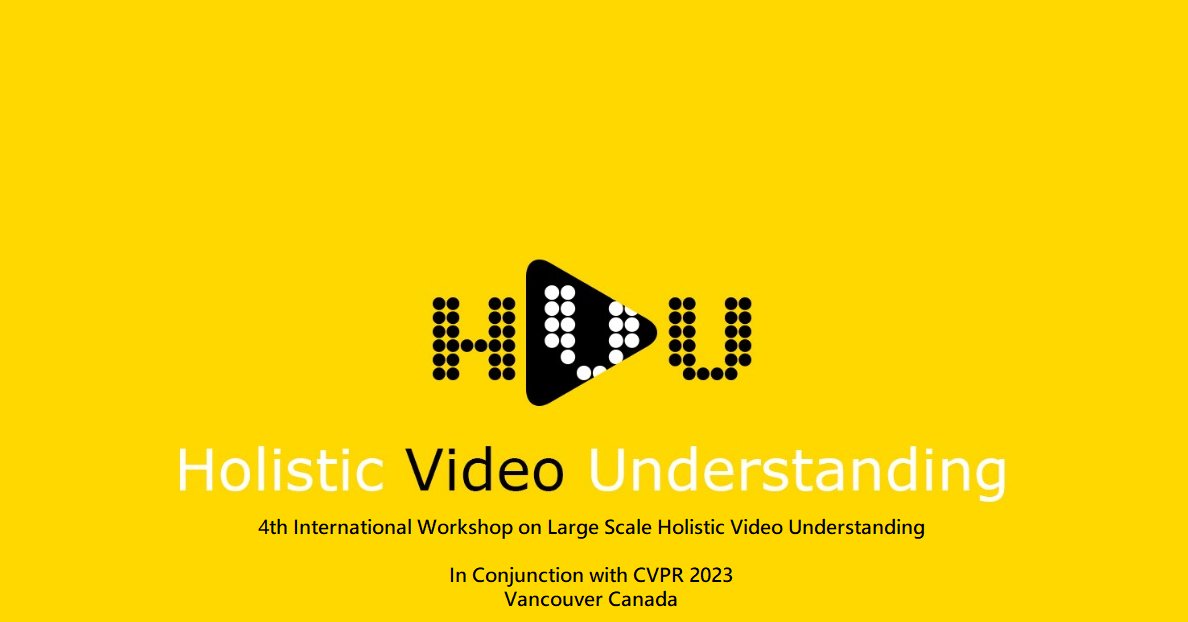 MSFTResearch's tweet photo. The 4th International Workshop on Large Scale Holistic Video Understanding in Conjunction with @CVPR is accepting paper submissions. Accepted papers will be published via the Open Access versions, provided by the Computer Vision Foundation. Learn more: https://t.co/09lYMl7QtS