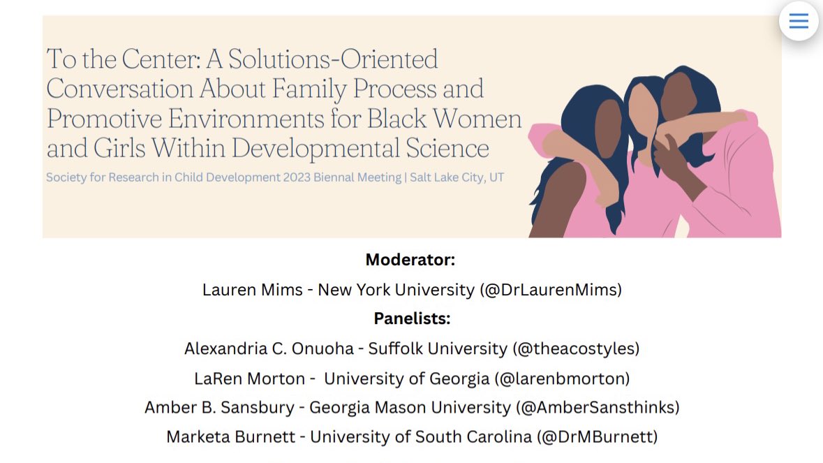 At this wonderful #SRCD2023 Panel and they are dropping GEMS! See thread of some of my fav quotes below ⬇️