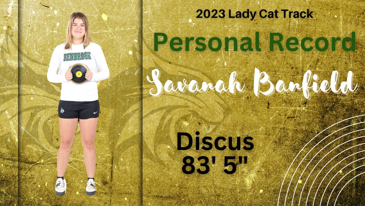 Discus PR for Savanah Banfield!