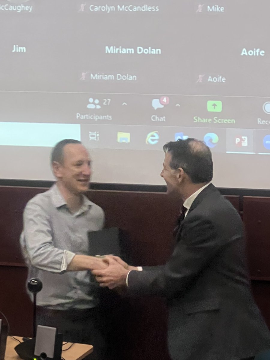 UlsterMedSoc's tweet photo. A fabulous talk to round off this year’s series. Many thanks to @jonny_acheson for sharing such a personal journey about his life, career and advocacy for people with Parkinson’s disease. https://t.co/z6L4TaE86w