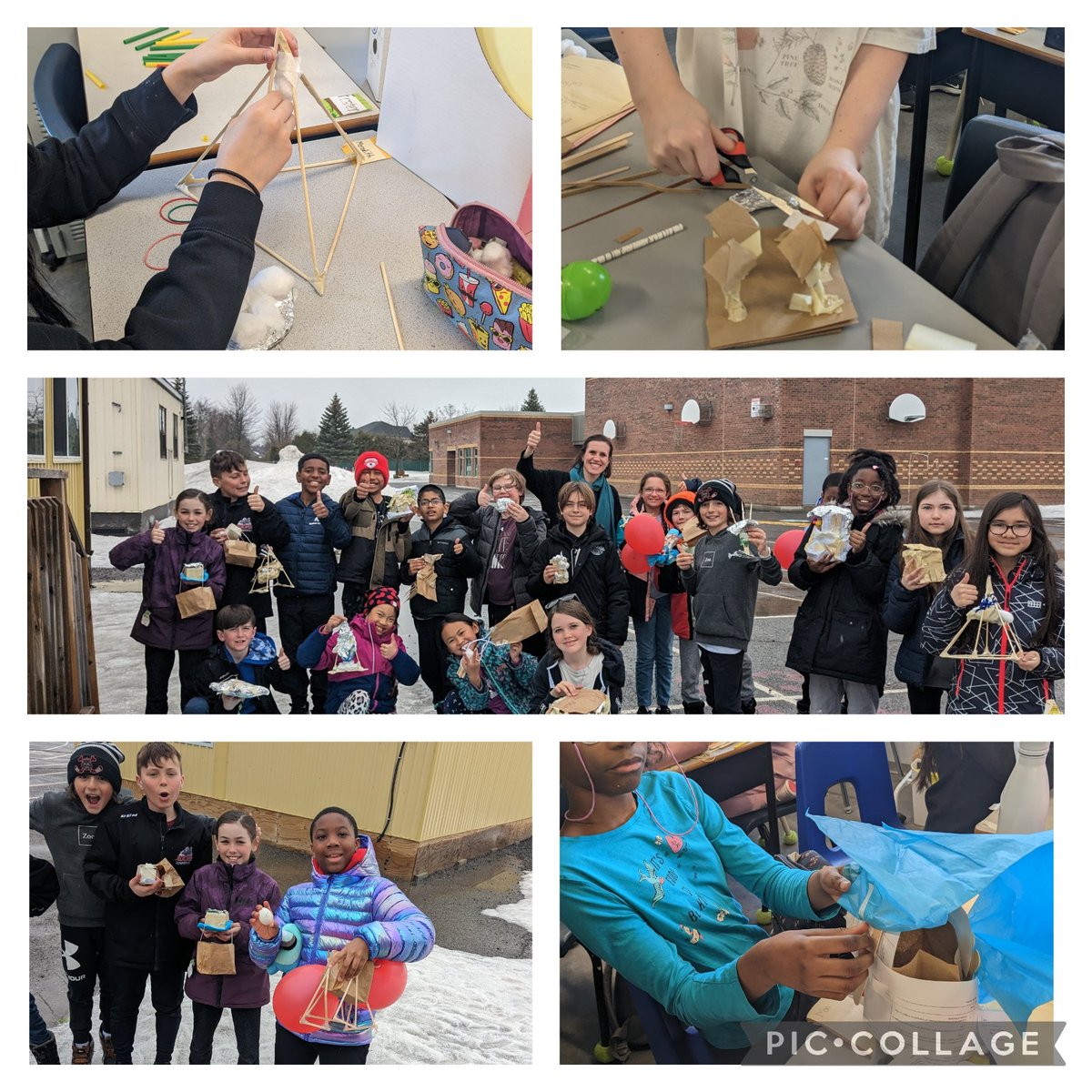 La Chute d'œuf! 🍳 Leurs structures ont protégé les œufs d'un impact sévère : de la terrasse du portable. 
The eggs survived the fall! Ss made the success criteria based on the curriculum, they designed, they self-evaluated the 1st iteration, redesigned. So proud!
<a href="/AngelsOCSB/">Guardian Angels School</a>