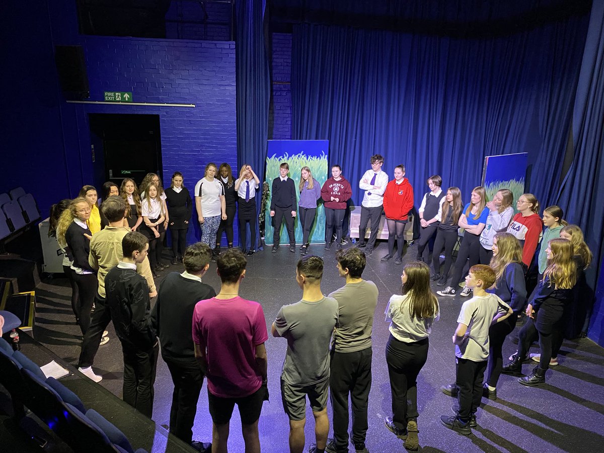 We spent a fantastic afternoon this week in a musical theatre workshop from the Royal Conservatoire. We improvised, we sang and we danced in the Conservatoire way. The Greasers are definitely revved up! Thank you, <a href="/RCStweets/">Royal Conservatoire of Scotland</a>, from the cast of ‘Grease’ 2023! <a href="/GryffeHighSch/">Gryffe High School</a>