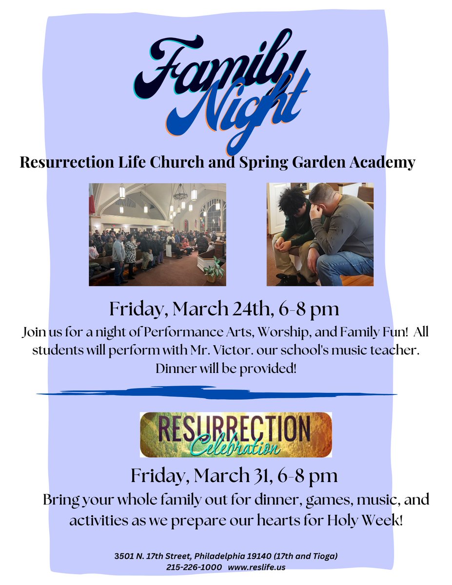 SGAPhilly's tweet photo. Family Night returns tomorrow and March 31st, 6-8 p.m. https://t.co/t14eLqPUgD