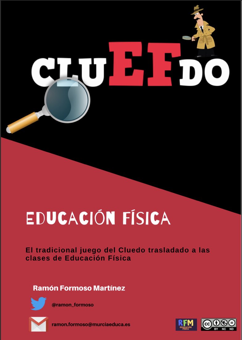 CLU-EF-DO
EL TRADICIONAL JUEGO DEL CLUEDO TRASLADADO A LAS CLASES DE EDUCACIÓN FÍSICA by Ramon Formoso Martínez drive.google.com/file/d/1yeprb4… <a href="/ramon_formoso/">ramón.formoso</a>