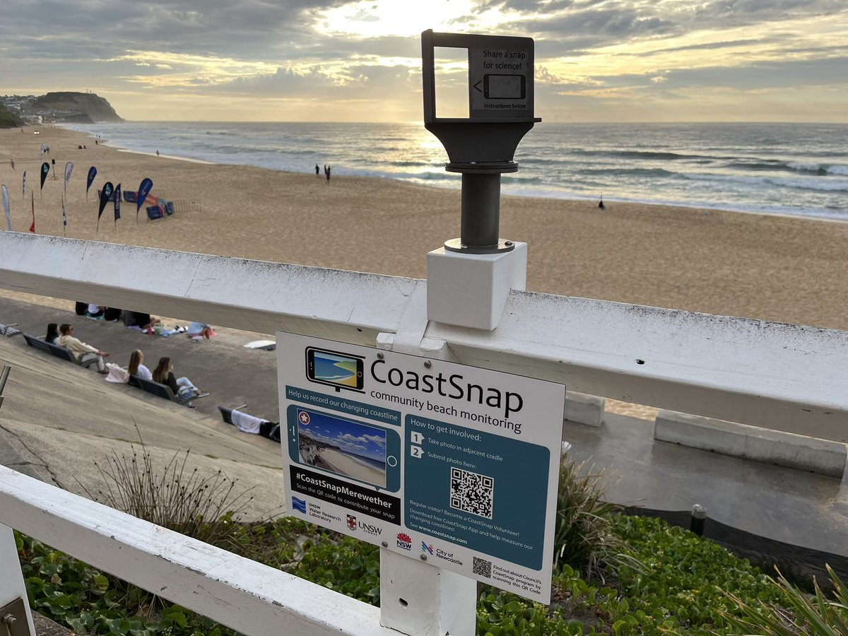 MikeKinsela's tweet image. New #CoastSnap stations at my new locals #BarBeach &amp;amp; #Merewether are growing community awareness of our dynamic coasts &amp;amp; help Novocastrians map beach change through time. And right on time for @surfest! Well done @CityNewcastle @nswenviromedia @UNSWWRL CoastSnap.com