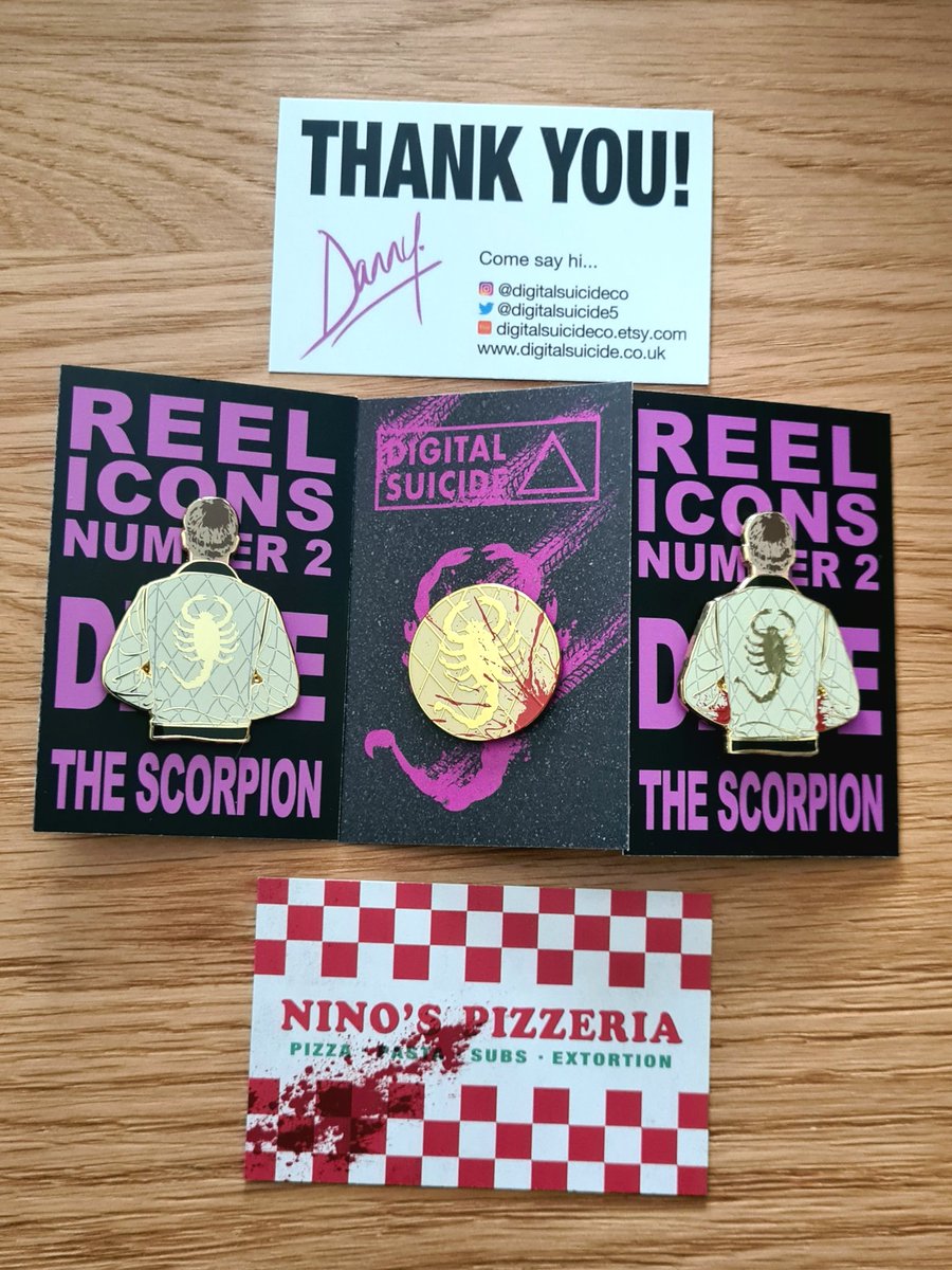 Another amazing set of pins from the best in the business <a href="/DigitalSuicide5/">Digital Suicide</a> and an extra backer, too! 

These look incredible in hand. Thank you so much, Danny.😁