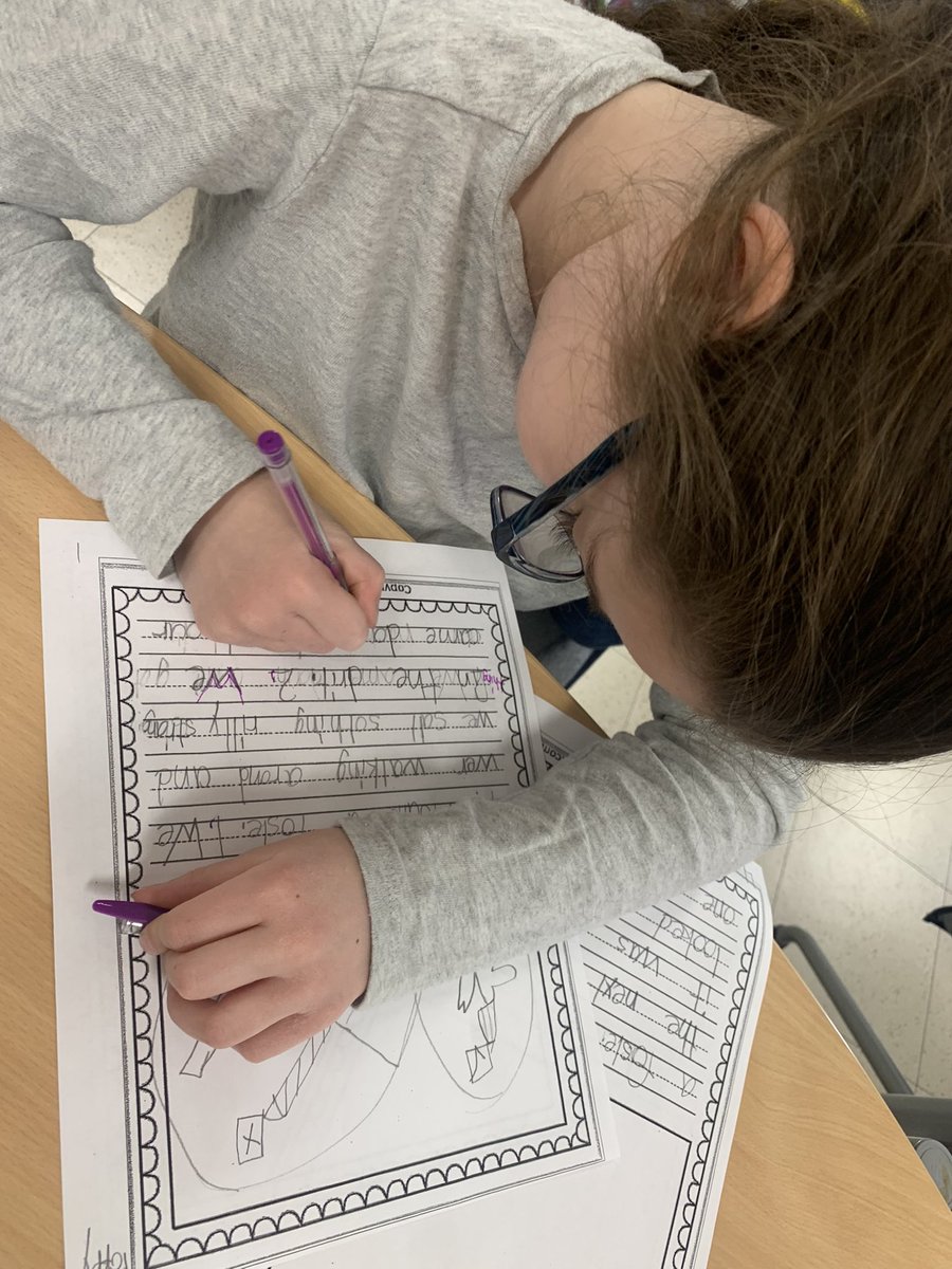 bdeutschbcps's tweet photo. Using our special pens to edit our writing…so proud of all of my authors!! https://t.co/9YUMwKRCLD