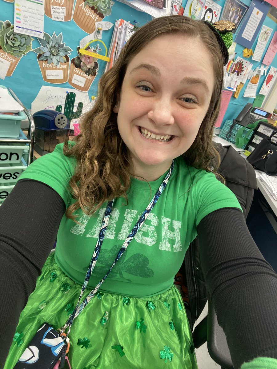 MissHartman19's tweet photo. Liam the Leprechaun came and destroyed our classroom last Friday! I was also feeling a little green with envy of all the fun these 2nd graders had! https://t.co/K1fDo9ma4Q