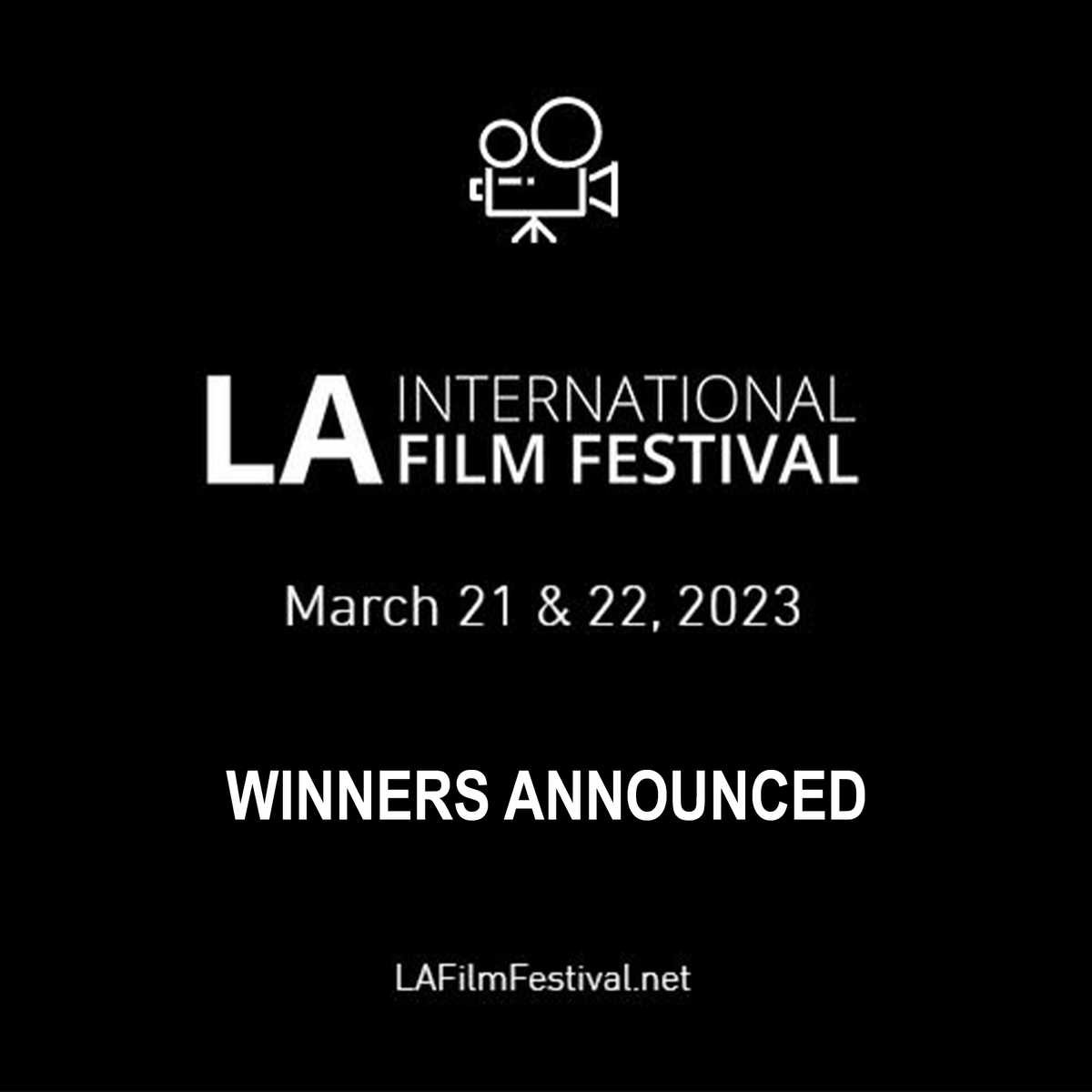 LAFILMFEST's tweet photo. Congratulations to our LA International Film Festival 2023 Winners…

Best Narrative Feature: The Ballad of Piargy by Ivo Trajkov 

Best Narrative Short: Dark Blue by Stephen Cole Webley

Best Animation Short: G’day by Michael Gracey 

🎉🎉🎉

#LAfilmfestival https://t.co/rAPOi1oaTQ