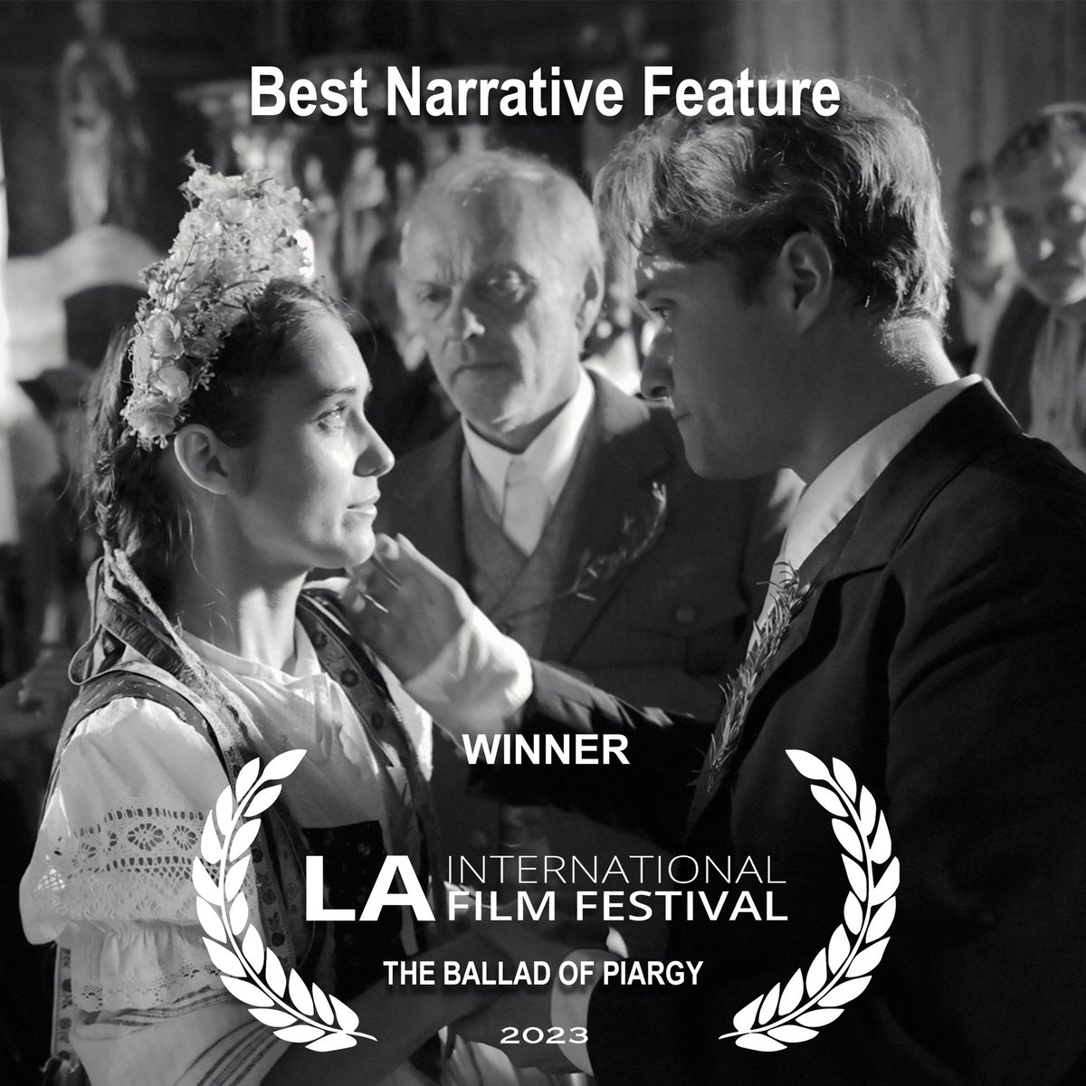 LAFILMFEST's tweet photo. Congratulations to our LA International Film Festival 2023 Winners…

Best Narrative Feature: The Ballad of Piargy by Ivo Trajkov 

Best Narrative Short: Dark Blue by Stephen Cole Webley

Best Animation Short: G’day by Michael Gracey 

🎉🎉🎉

#LAfilmfestival https://t.co/rAPOi1oaTQ