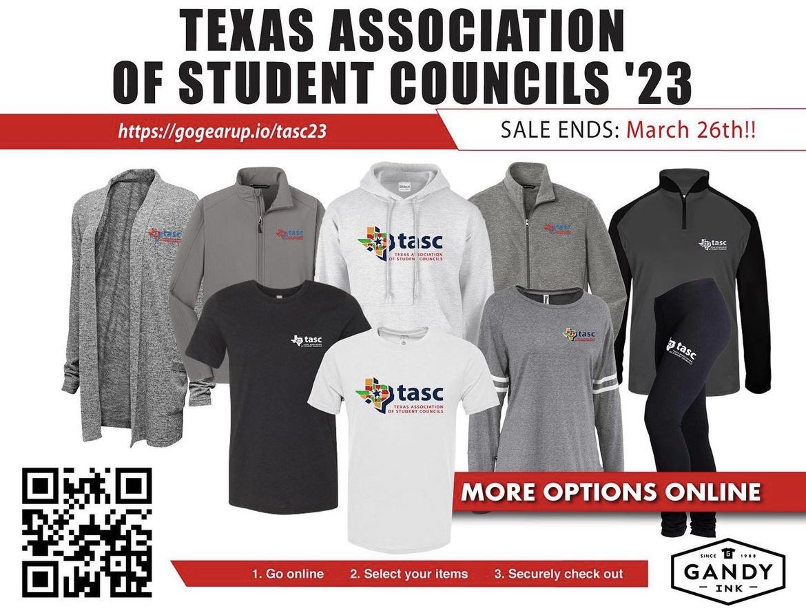 Don’t forget to order your TASC Gear!