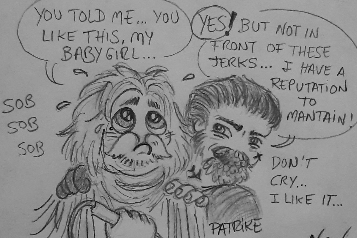 Patrike_cj's tweet image. Old drawings but I recover them to finish the #CJizzyweek 
I'm going to leave them privacy so they can enjoy... bye babies, I love you do much
#OFMDfanart #izzyhands #calicojack