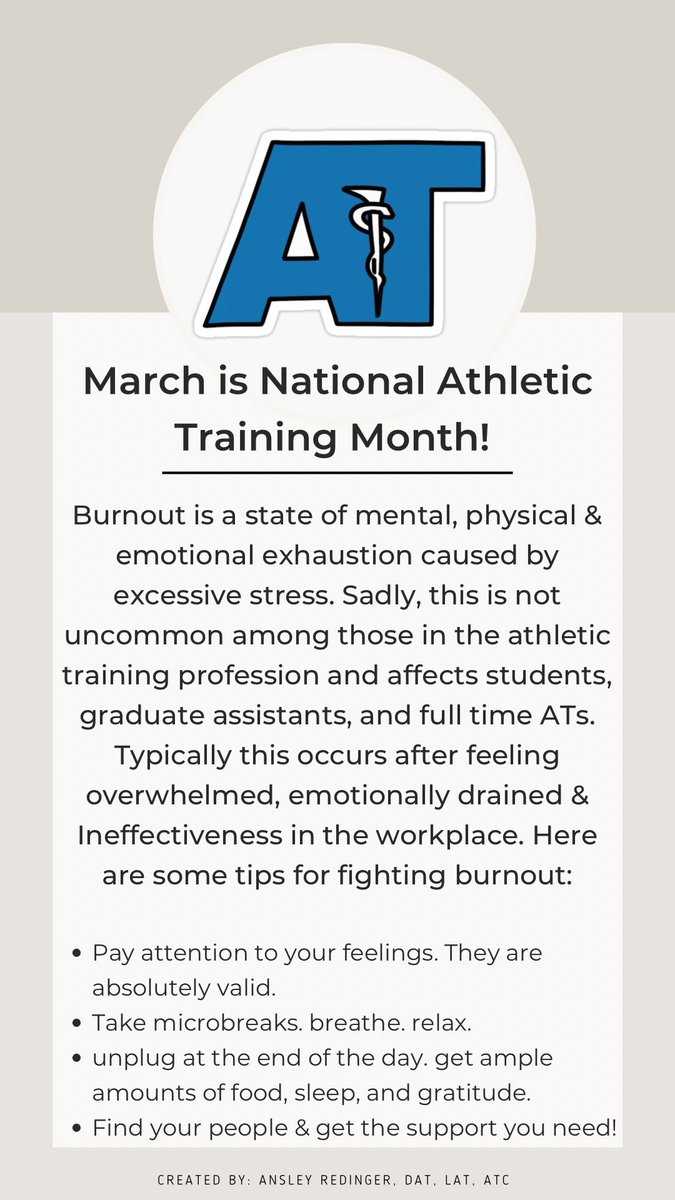 ansmofans's tweet photo. Day 18, 19, and 20 of #NATM2023 is late but better than never! #springbreakbrain Make sure you evaluate your boundaries, know your burnout signs before it happens, and find your support system! Keep up the good work y’all! https://t.co/OXs7Vgi6Gp