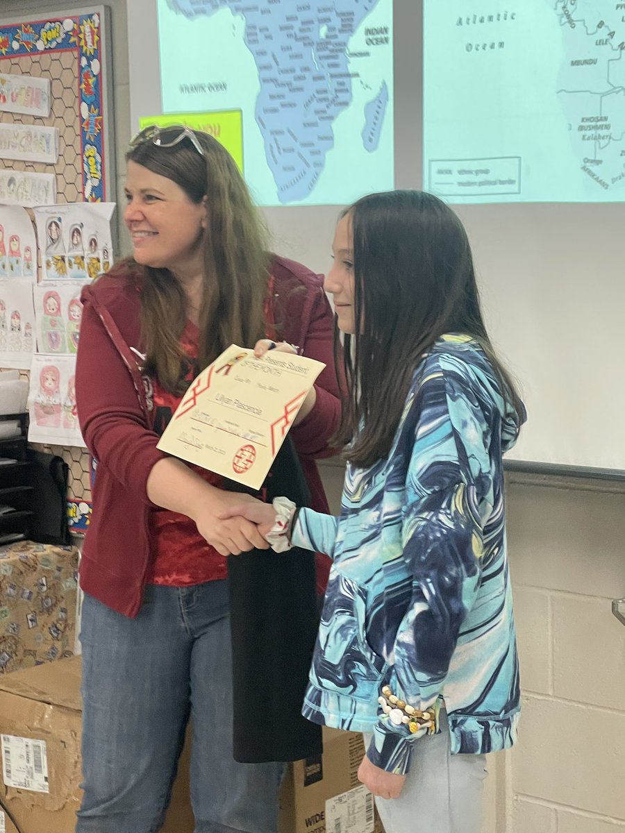 NISDZachry's tweet photo. Congratulations 6th Grader, Lillyan Plascencia! PTSA’s March Student of the Month 
#WeAreZachry 
#CLAWS https://t.co/e2Ane9S7Wo