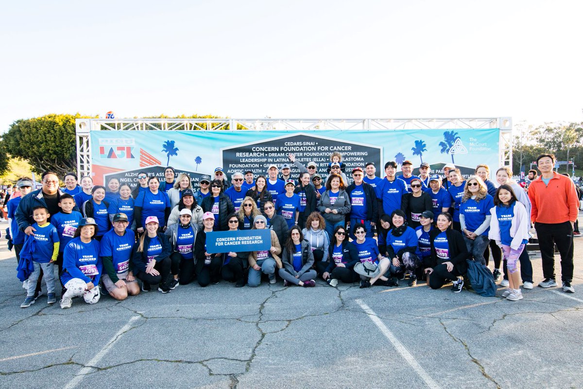 ConcernFdn's tweet photo. #TeamConcern 2023 crushed it this weekend at the Los Angeles Big 5K, Marathon, and Half Marathon! With the help of our incredible runners, walkers, fundraisers, donors, and volunteers, we raised… 🎉$211,574🎊 for cancer research!
 #ConquerCancer #LAMarathon #cancerresearch https://t.co/Z25f8Nletr