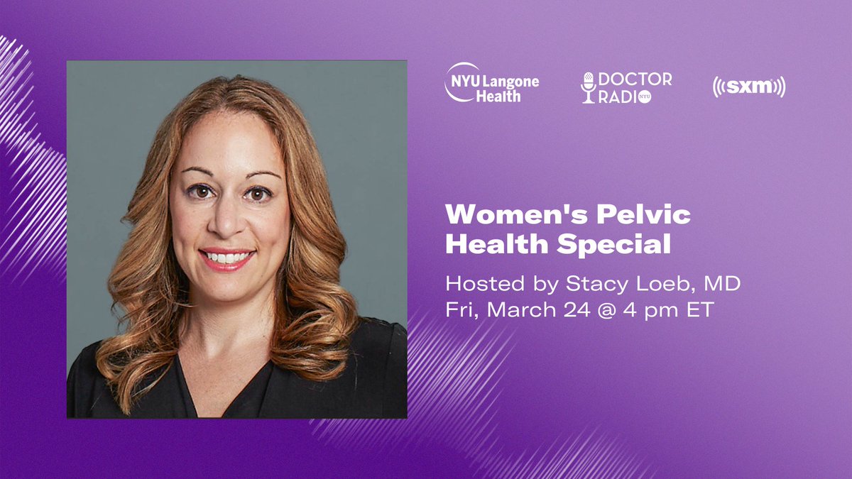 Rena Malik, MD Urologist on Twitter "RT NYUDocs 🎧Tune in alert It
