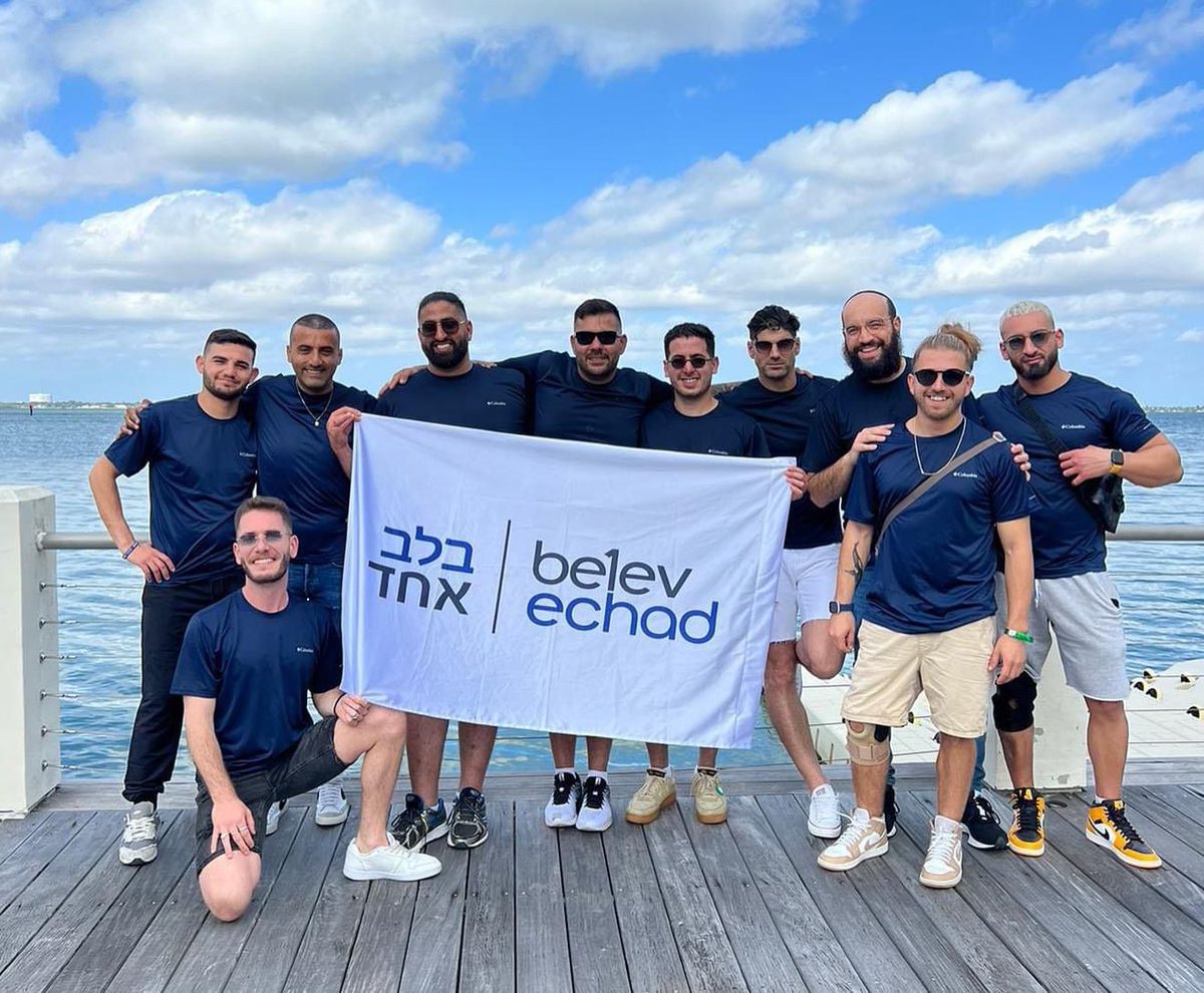 RabbiVigler's tweet photo. An exceptional group of soldiers have landed in Miami and are enjoying every minute ☀️☀️

To support the work Belev Echad does helping our wounded IDF soldiers, go to: https://t.co/NZSXOFAeQI https://t.co/JW6nuUtzYS