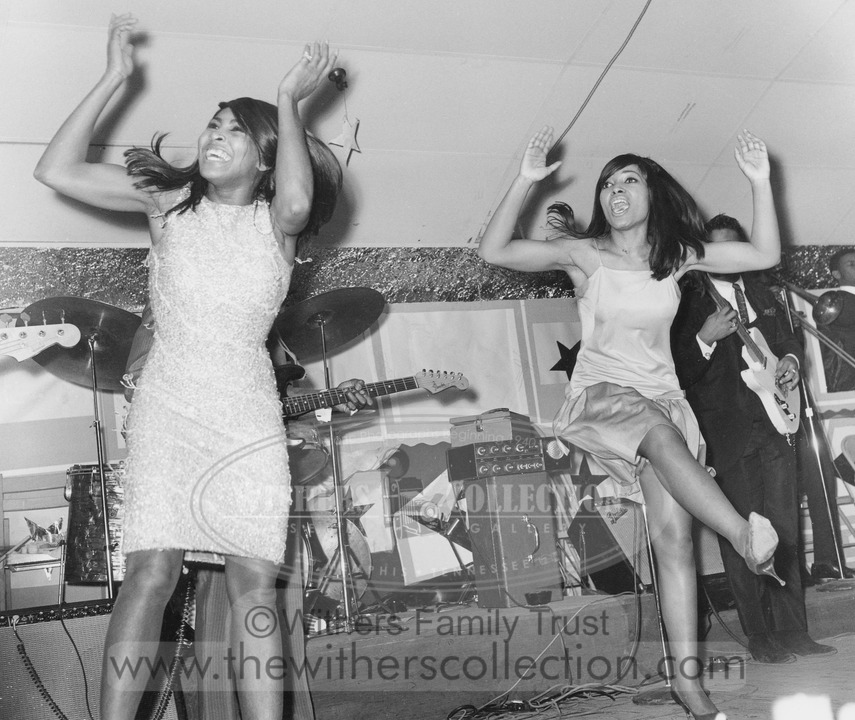 This artwork celebrates Tina Turner, a music icon who broke barriers and inspired generations. The art was inspired by Ernest Withers' 1962 photo of Turner performing at Club Paradise in Memphis. #TinaTurner #WomensHistoryMonth #ErnestWithers