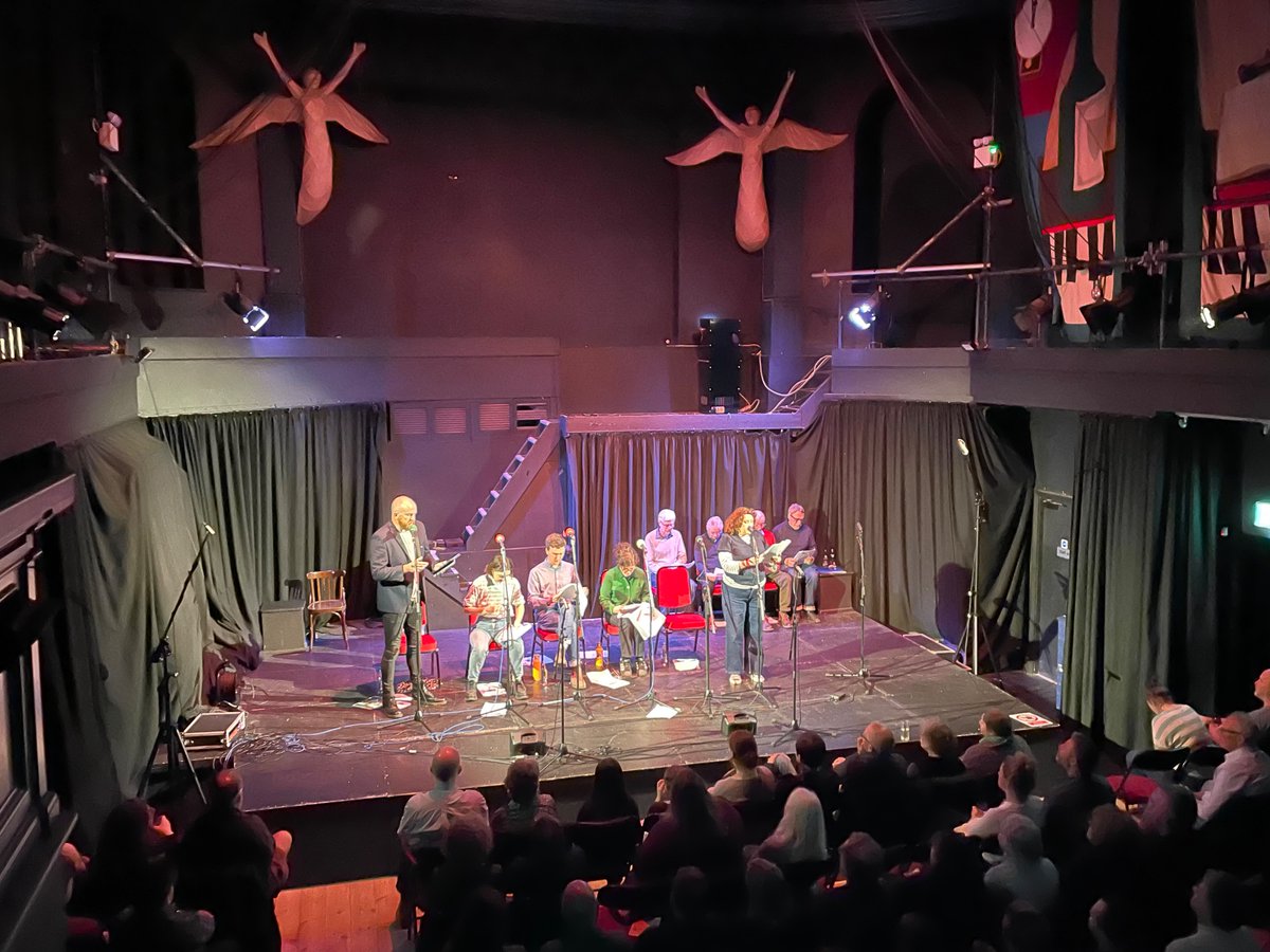 A hilarious night tonight recording at the Acorn Penzance for the upcoming Radio 4 show Wosson Cornwall, performed by a super star cast and featuring sketches from Cornish and Cornwall-based writers! (Including me, hi there)