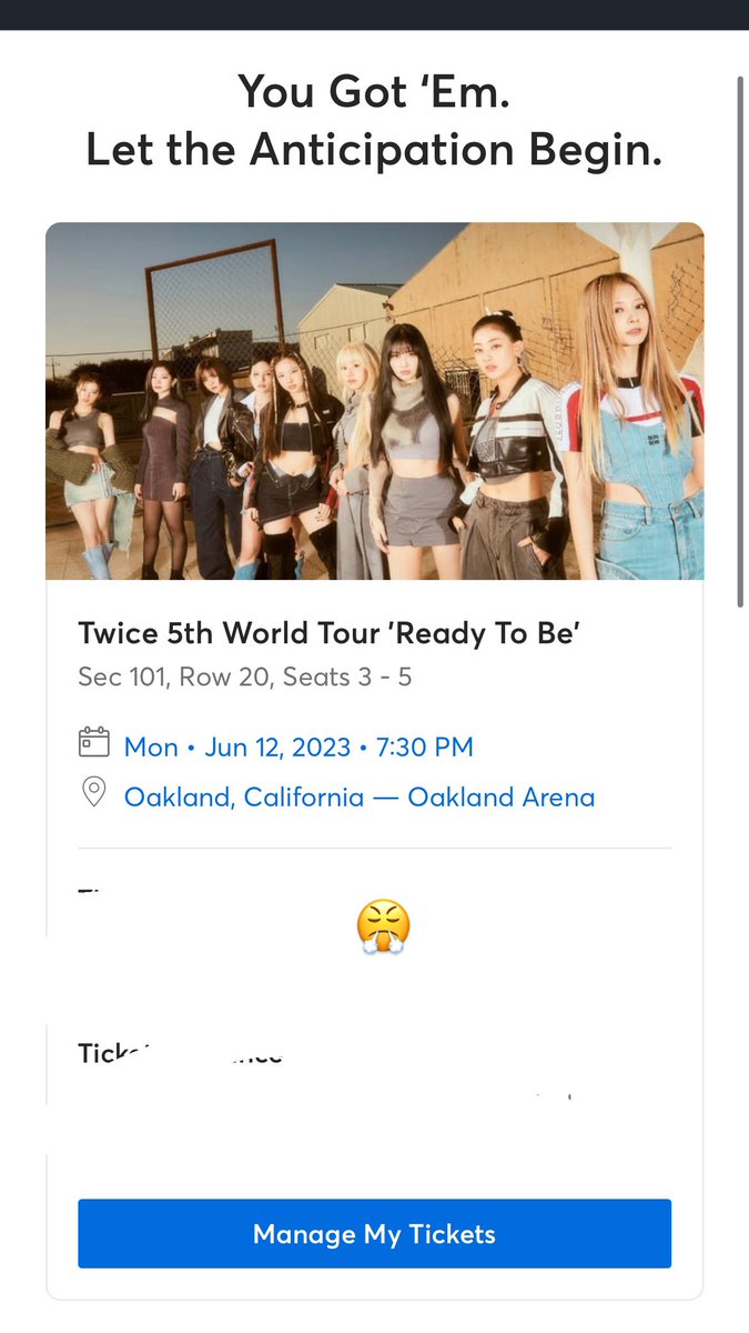 notQuizz's tweet photo. Fuck ticketmaster but we got them twice tickets https://t.co/IVCTDKs1b7