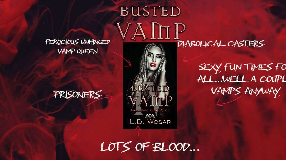 Coming this Summer 2023, Busted Vamp: Belluomo Vampy Saga IV - more shenanigans from Kaysee and the crazy Milite Coven.

Yo! Get your preorder here: books2read.com/BustedVamp-BVS4