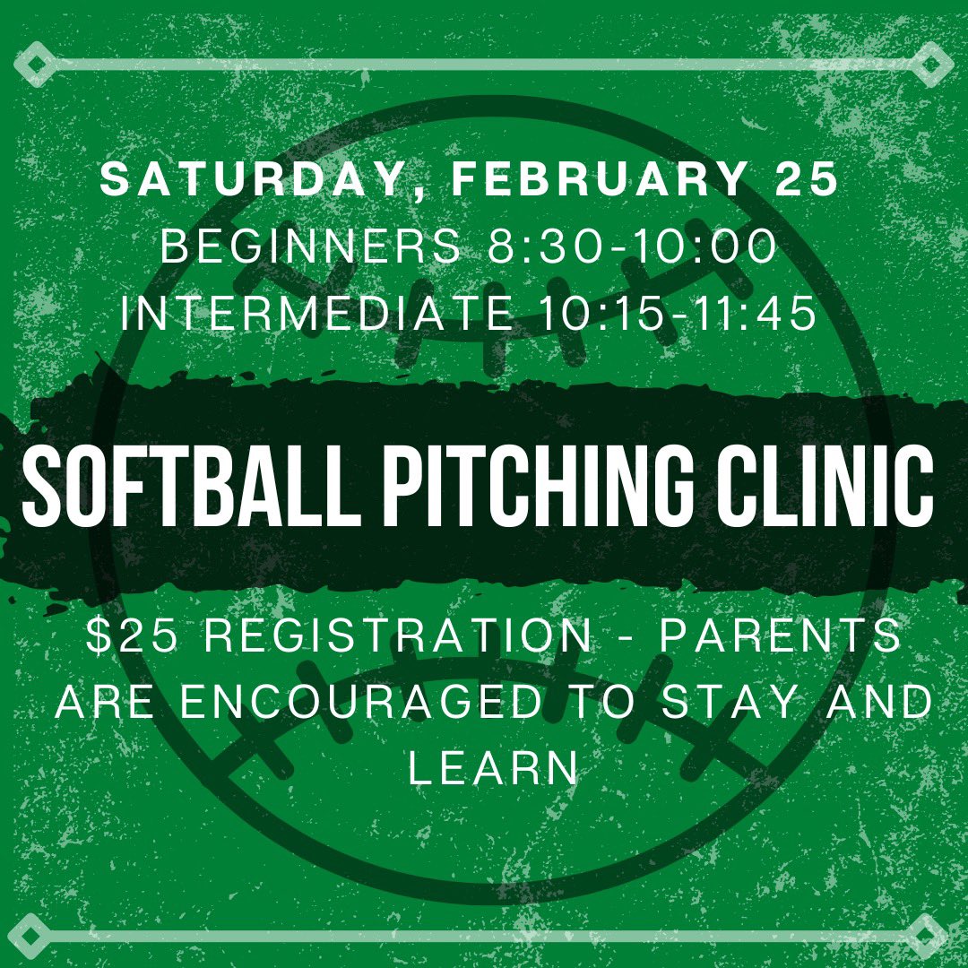 PellaSoftball's tweet photo. 🥎Youth Softball Camp! 🥎
🚨Get registered soon to guarantee a tshirt! 🚨
Register here: https://t.co/brOdqUdMn1
📍Details below! https://t.co/bWob9yRmZ3