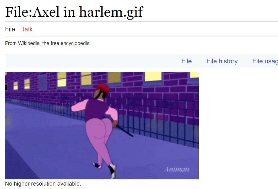 Axel In Harlem (Meme) Wiki