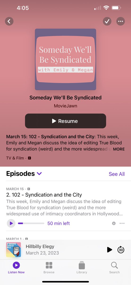 syndicatedcast's tweet photo. It took a hot sec, and some help from a lovely person at Apple, but our cover art is finally updated on the podcast app! Have YOU listened to the new ep? https://t.co/TcLcEwBCJk https://t.co/1zbLmg82lV