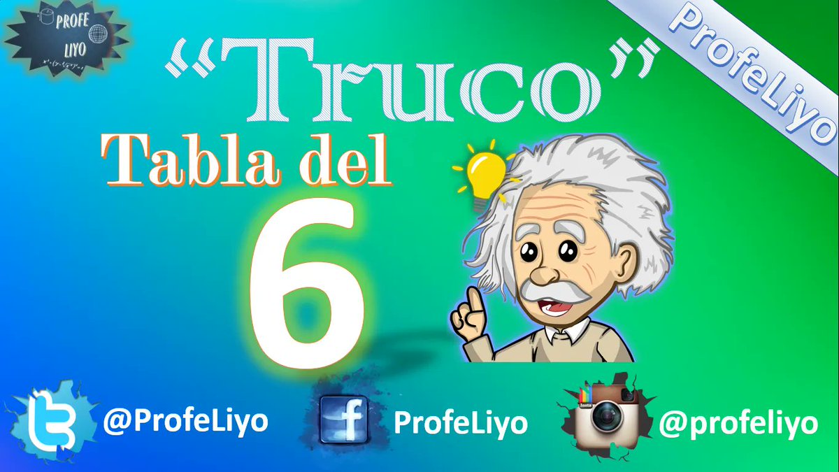 ProfeLiyo's tweet photo. 🔥 Con este truco tan fácil podrás aprender sin ningún problema ⚠️ la tabla del número 6. ⚠️

https://t.co/l8rTam0oW0

#aritmetica #matematicas #mtematicas #matematik #matematicabasica #tablasdemultiplicar #Multiplicación #trucosmatematicos https://t.co/c4d6VFu467