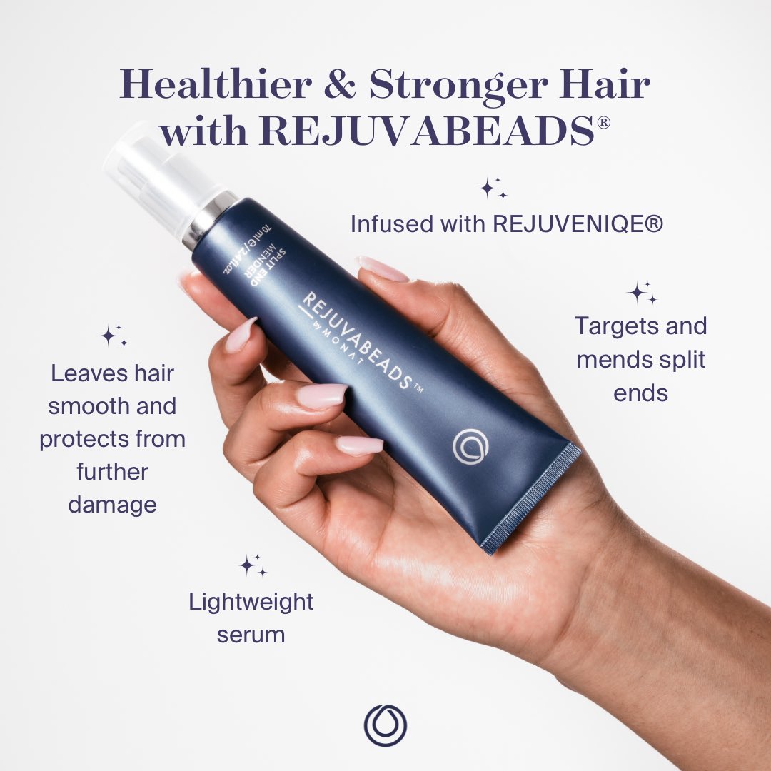 MONATOfficial's tweet image. Here is why you'll love our REJUVABEADS®️💜This revolutionary leave-in treatment helps to seal split ends, leaving hair smooth, polished, and protected from further damage ✨#CustomerAppreciationMonth #VIPperks #TriplePoints #FreeGift #ShineOnMONAT #MarchSpecialOffer #REJUVABEADS