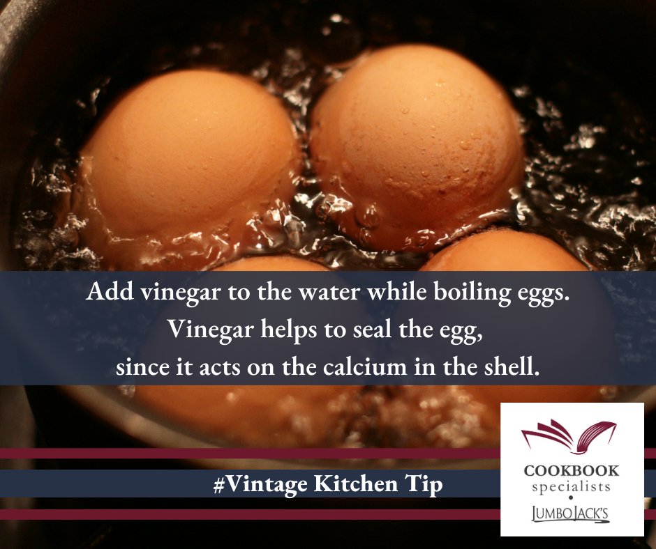 CookbookSpecial's tweet photo. A Vintage Kitchen Tip to prep some hard boiled eggs for Easter!
#VintageKitchentip #eastereggs https://t.co/g206pZ70Zf